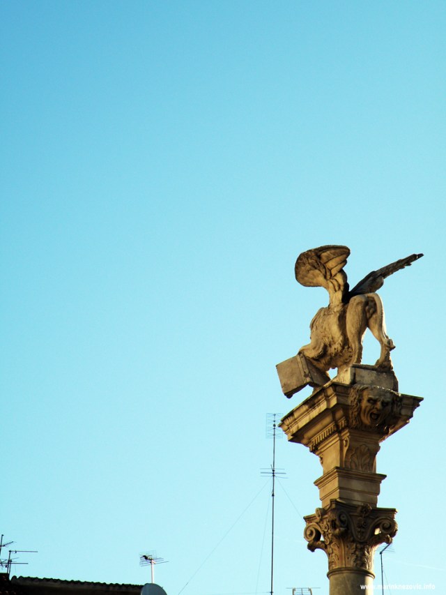 Padova, Piazza dei Signori, La Colonna Marciana