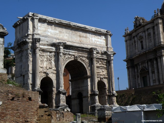 Rim - Slavoluk Septimija Severa