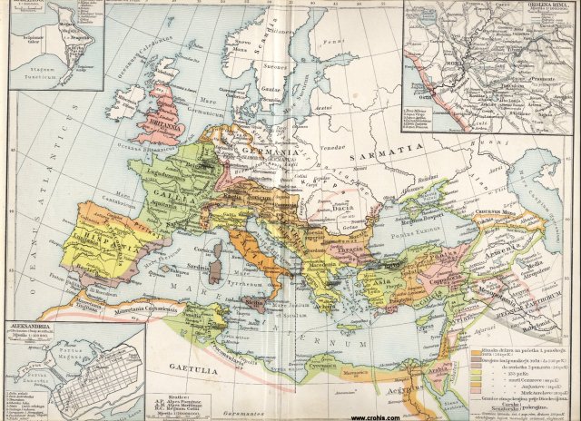 Razvitak rimske države. Okolina Rima. Kartaga. Aleksandrija.