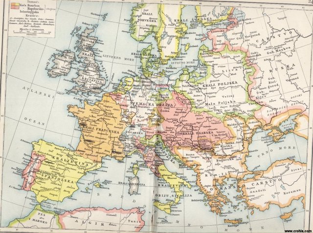 Europa u 17. i 18. st. (1740.)