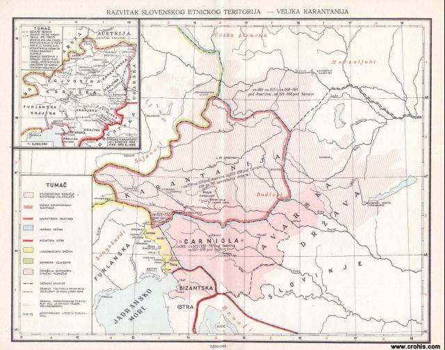 Razvitak slovenskog etničkog teritorija, Velika Karantanija oko 1000.