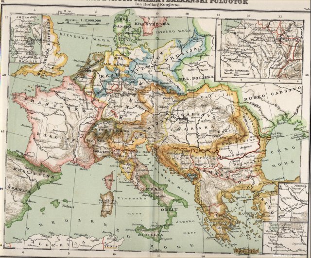 Srednja Evropa - Italija i Balkanski poluotoka iza Bečkog kongresa