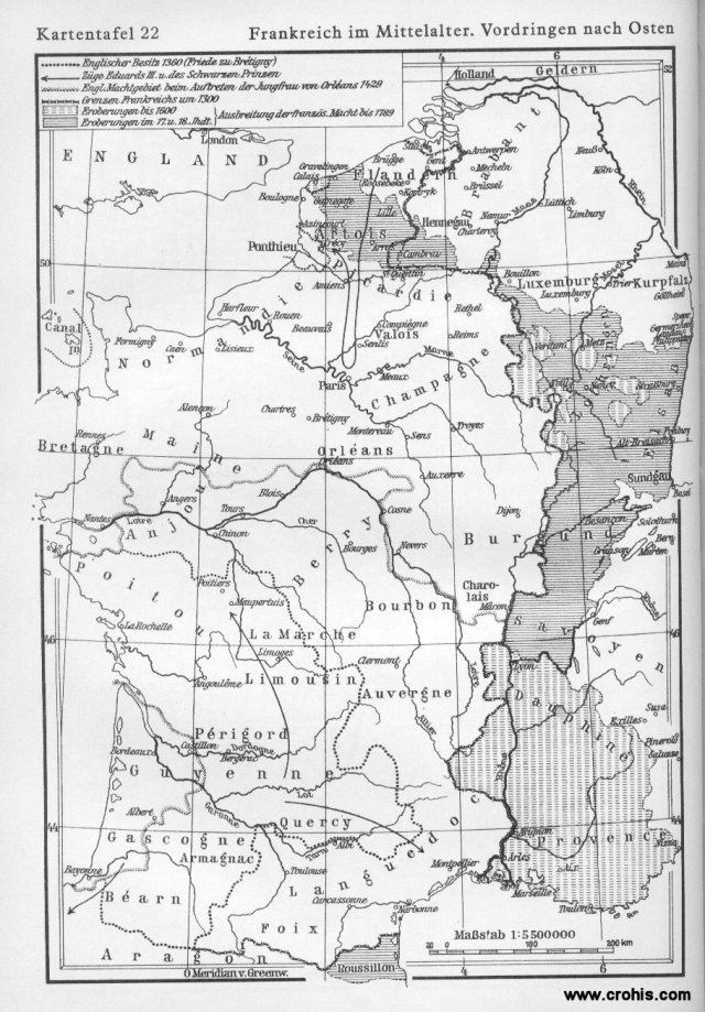 Francuska u srednjem vijeku i njeno prodiranje na istok