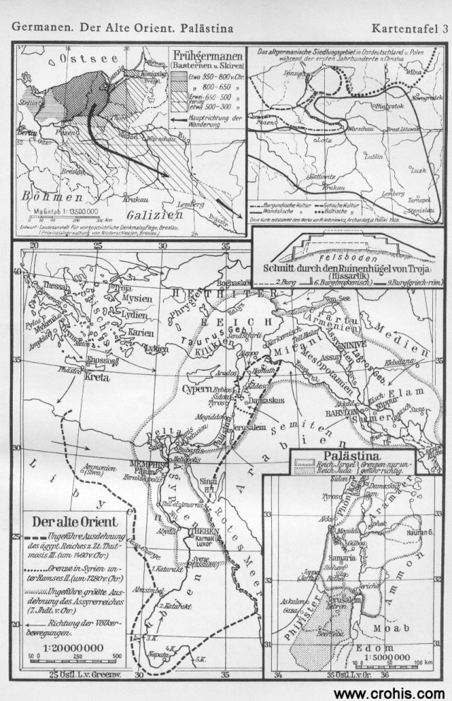 Germani, stari Istok i Palestina