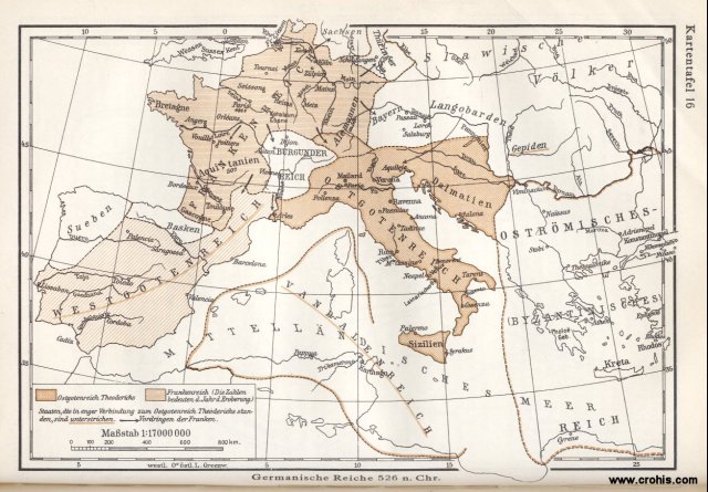 Germanska kraljevstva 526. 