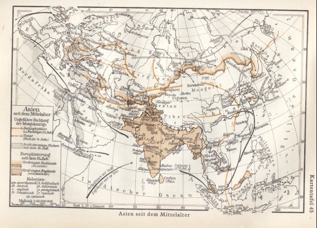 Azija od vremena srednjeg vijeka