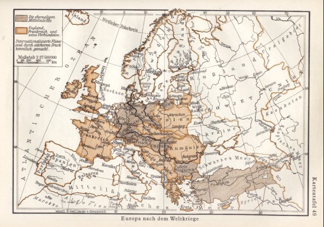 Europa poslije 1. svjetskog rata
