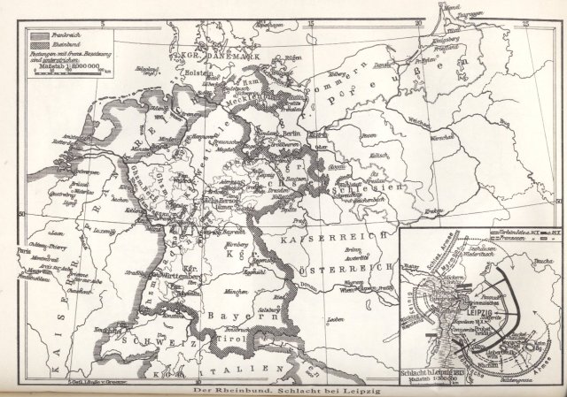 Rajnski savez. Bitka kod Leipziga.