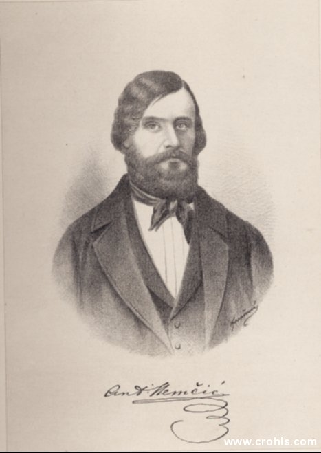 Antun Nemčić (1813. – 1849.), pravnik i književnik. Istaknuti preporoditelj.
