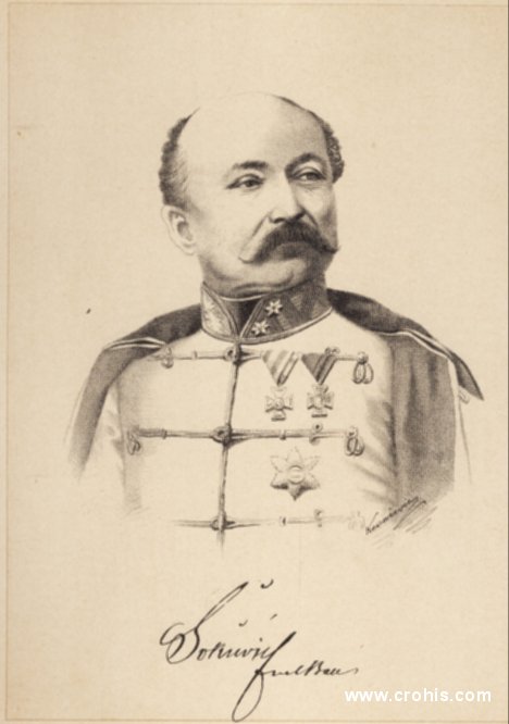 Josip Šokčević (1811. – 1896.), general i hrvatski ban. Za njegova banovanja prestalo je razdoblje apsolutizma i ponovo se 1860. sastao hrvatski sabor.