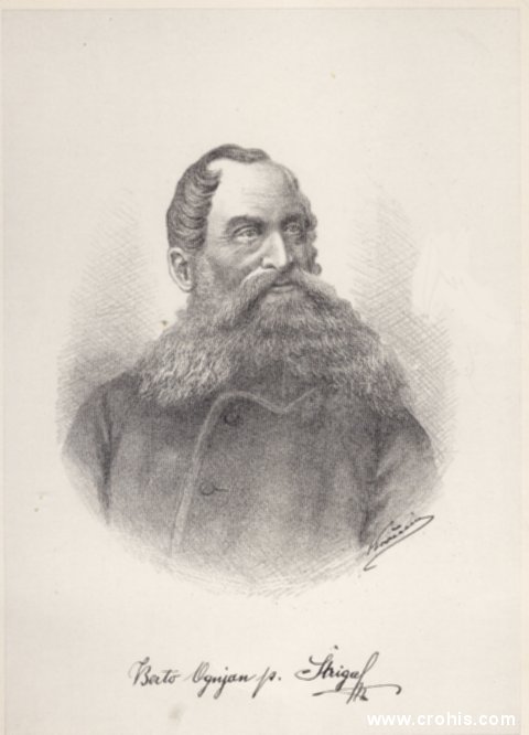 Alberto Ognjen Štriga (1821. – 1897.), glazbenik i preporoditelj.