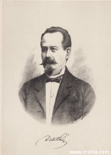 Dinko Vitezić (1822. – 1904.), istaknuti preporoditelj Hrvata u Istri.