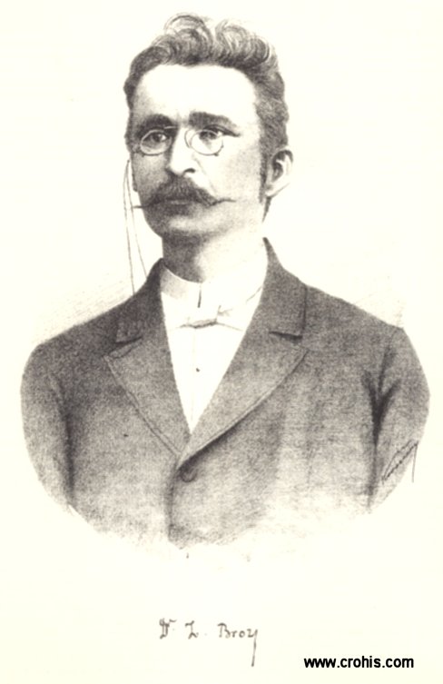 Ivan Broz (1852. – 1893.), istaknuti filolog i autor prvog hrvatskog fonetskog pravopisa.