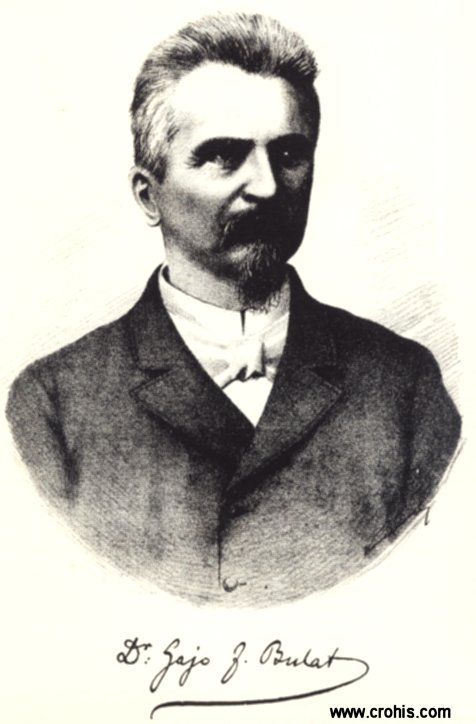 Gajo Bulat (1836. – 1900.), istaknuti preporoditelj Hrvata u Dalmaciji. Prvi narodnjački gradonačelnik Splita.