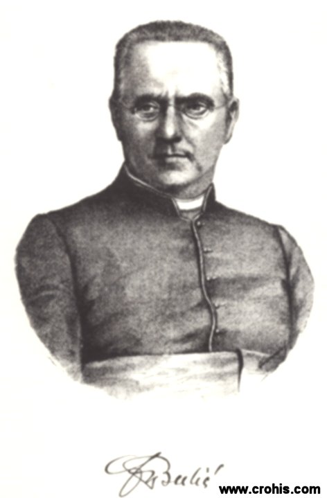 Frane Bulić (1846. – 1934.), svećenik, arheolog i povjesničar. Posebno se istaknuo istraživanjem starokršćanskih spomenika.