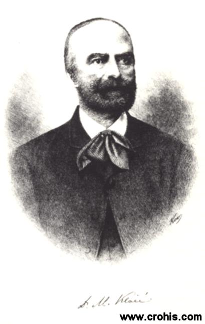 Miho Klaić (1829. - 1896.), jedan od vođa preporodnog pokreta Hrvata u Dalmaciji.