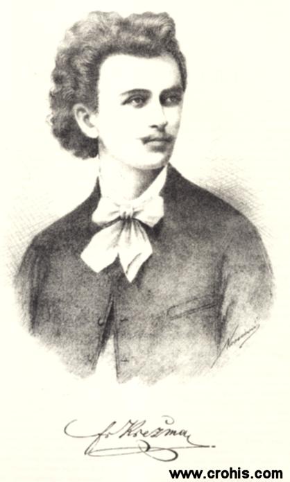 Franjo Krežma (1862. - 1881.), kompozitor i jedan od najvećih virtuoza na violini svoga vremena.