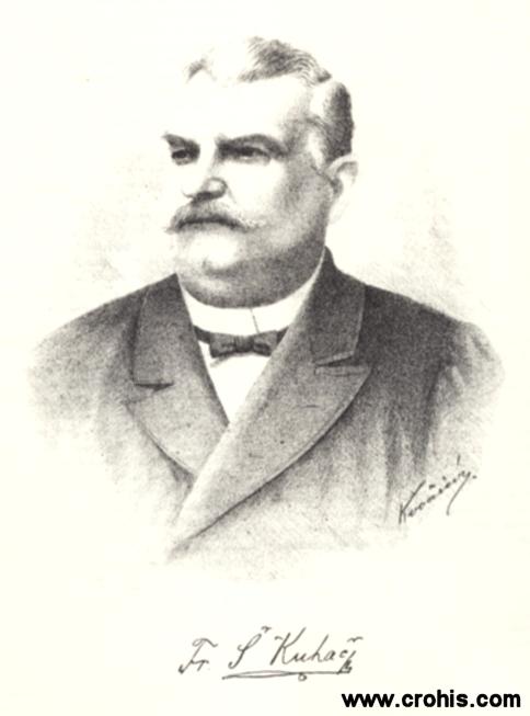 Franjo Kuhač (1834. - 1911.), utemeljitelj hrvatske glazbene folkloristike.
