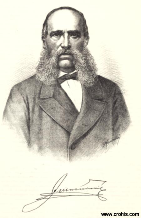 Ivan Mažuranić (1814. – 1890.), preporoditelj, književnik i političar. Kao ban (1873. – 1880.) zaslužan je za brzu modernizaciju Hrvatske. Najpoznatije mu je književno djelo „Smrt Smail-age Čengića“.