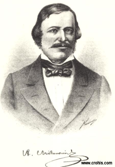Antun Mihanović (1796. – 1861.), književnik, preporoditelj i diplomat. Autor pjesme „Horvatska domovina“ koja je postala hrvatskom himnom.