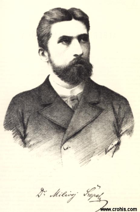 Milivoj Šrepel (1862.) klasični filolog i sveučilišni profesor. Istaknuo se afirmiranjem hrvatskih latinista i ruske književnosti.