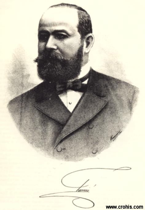 Josip Eugen Tomić (1843. – 1906.), književnik. Pisao romane kojima je nastojao privući širu čitalačku publiku.