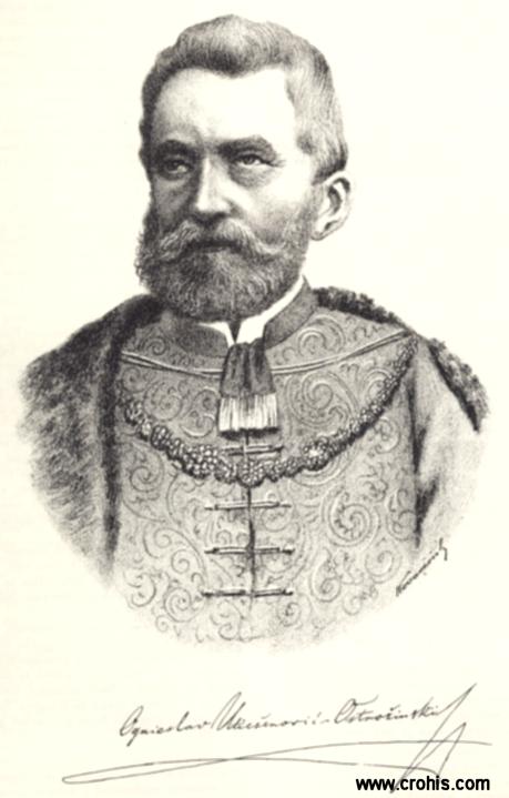 Ognjeslav Utješinović Ostrožinski (1817. – 1890.), književnik, časnik i preproditelj. 