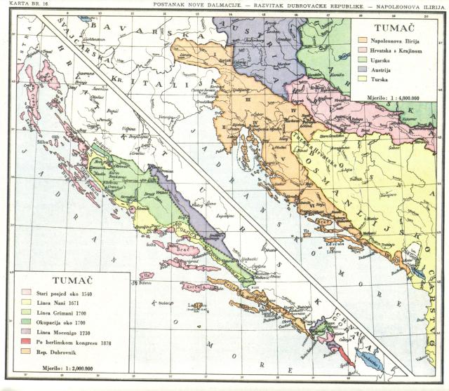 Postanak nove Dalmacije, Razvitak dubrovačke republike, Napoleonova Ilirija