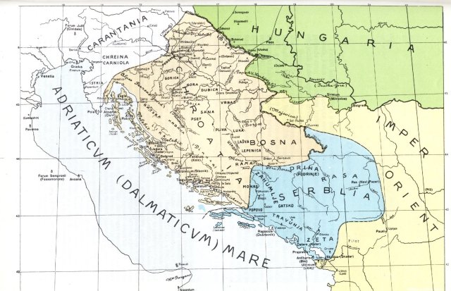 Hrvatska i Srbija oko 1070.
