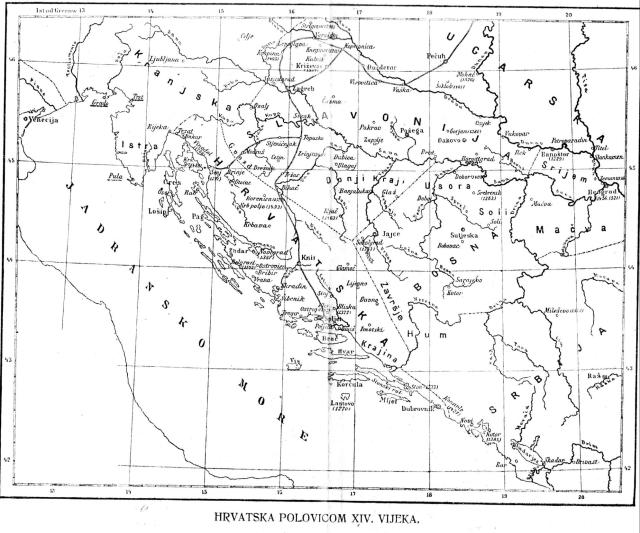 Hrvatska polovicom 14. vijeka