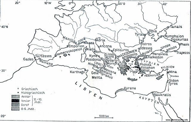 Karta grčke kolonizacije