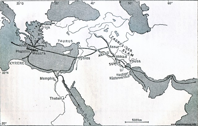 Trgovački putovi visokih kultura starog vijeka