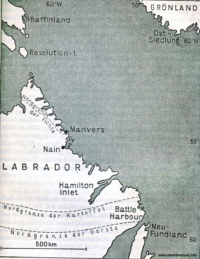 Obala Labradora, Baffinove zemlje i jugozapadnog Grenlanda