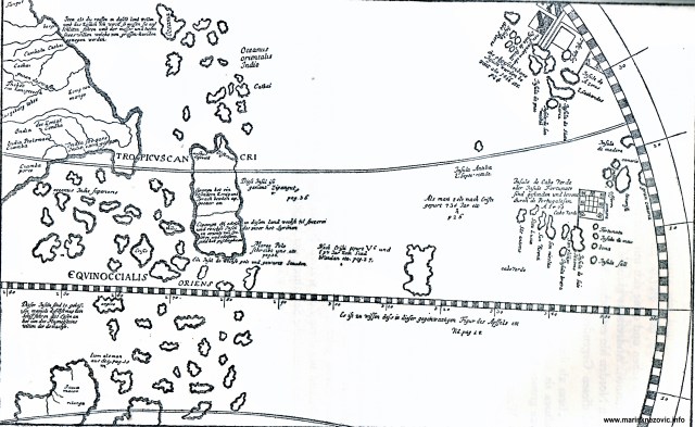 "Atlantski otoci" prema globusu Martina Beheima iz 1493.