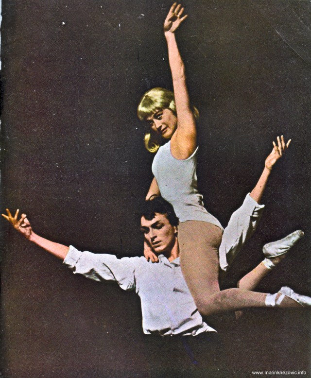 Baletni umjetnici Đurđica Ludvig i Stane Leber