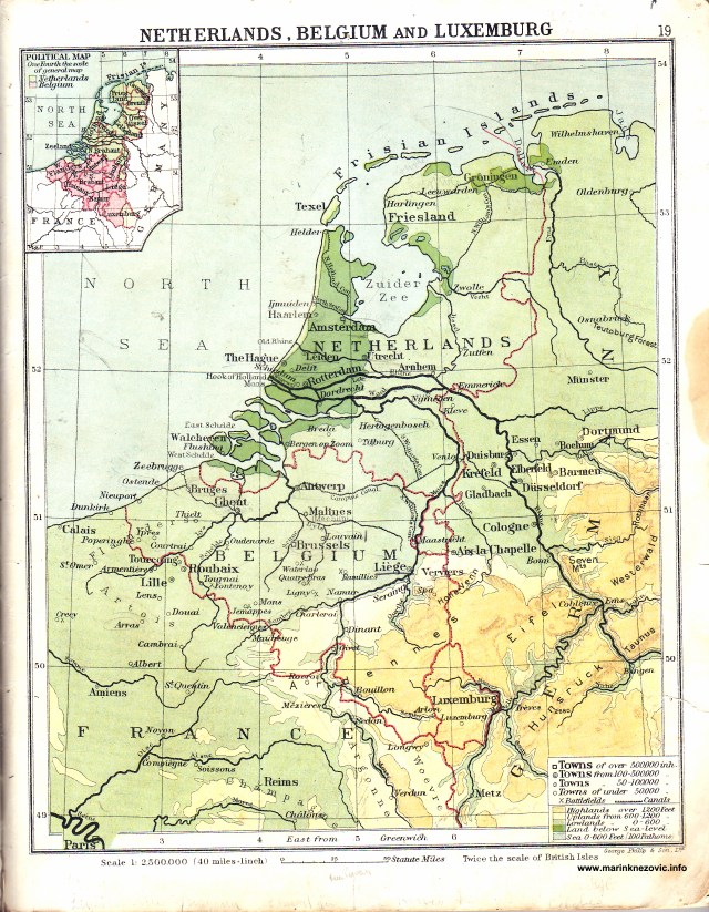 Nizozemska, Belgija i Luxemburg / Netherlands; Belgium and Luxemburg