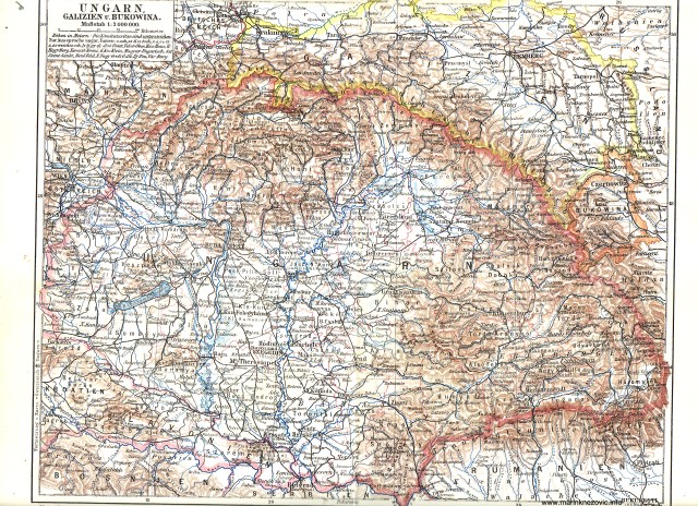Ugarska, Galicija i Bukovina / Ungarn, Galizien und Bukowina