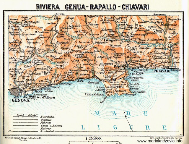 Riviera Genua - Rapallo - Chiavari /Rivijera Genova, Rapallo, Chiavari