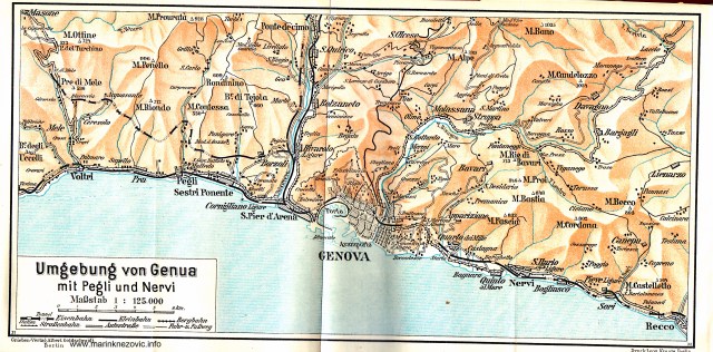 Okolica Genove s Pegliem i Nerviom.