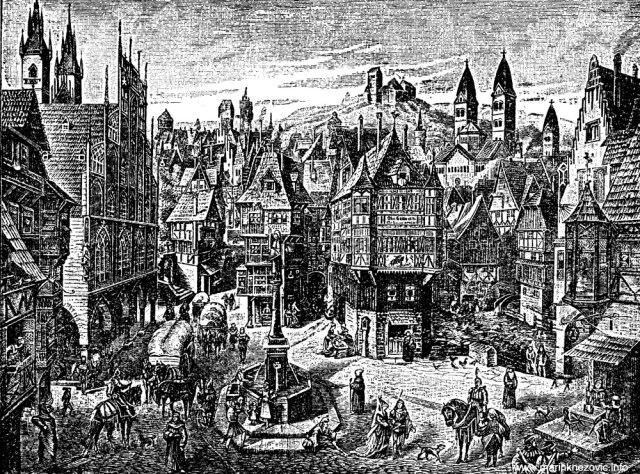 Idealni prikaz srednjovjekovna grada