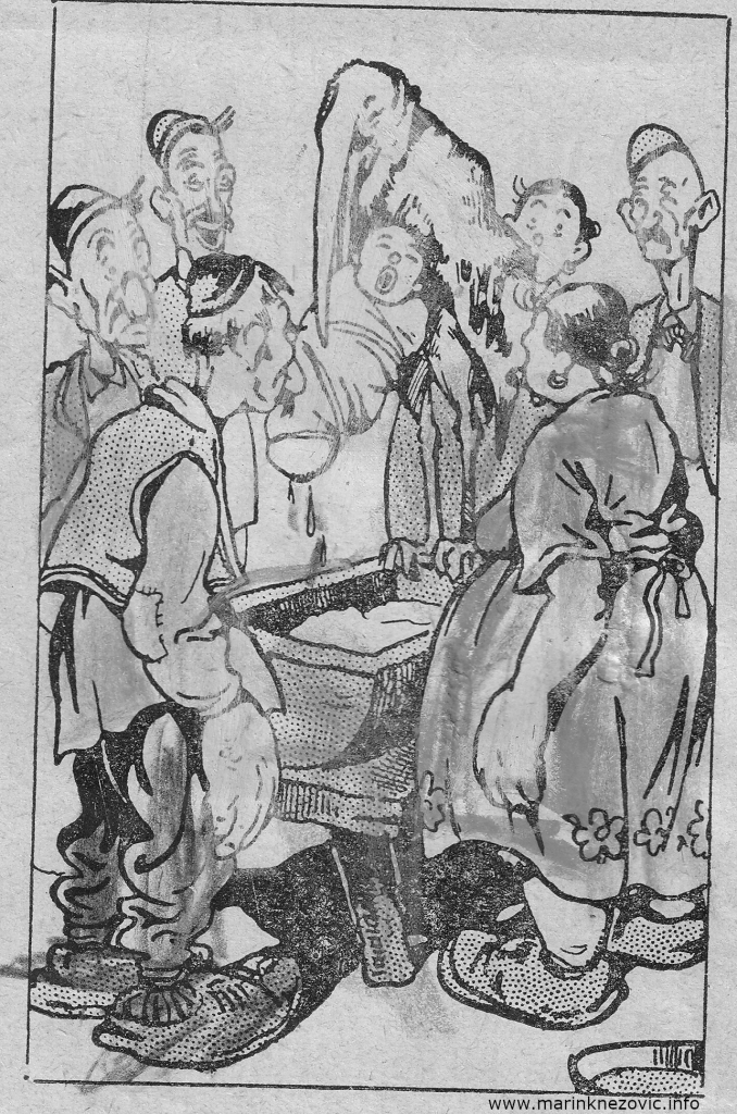 Ilustracije iz satirične brošure (Milana Dobrovoljca)Žmigavca i Sergeja Mironovića Golovčenka "Pesme i kipi o prezidentu Stipi", Narodno kolo, Zagreb 1925. (?)