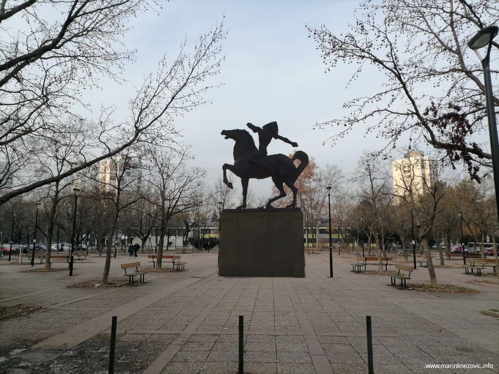 Meštrovićev "Indijanac" na Meštrovićevom trgu