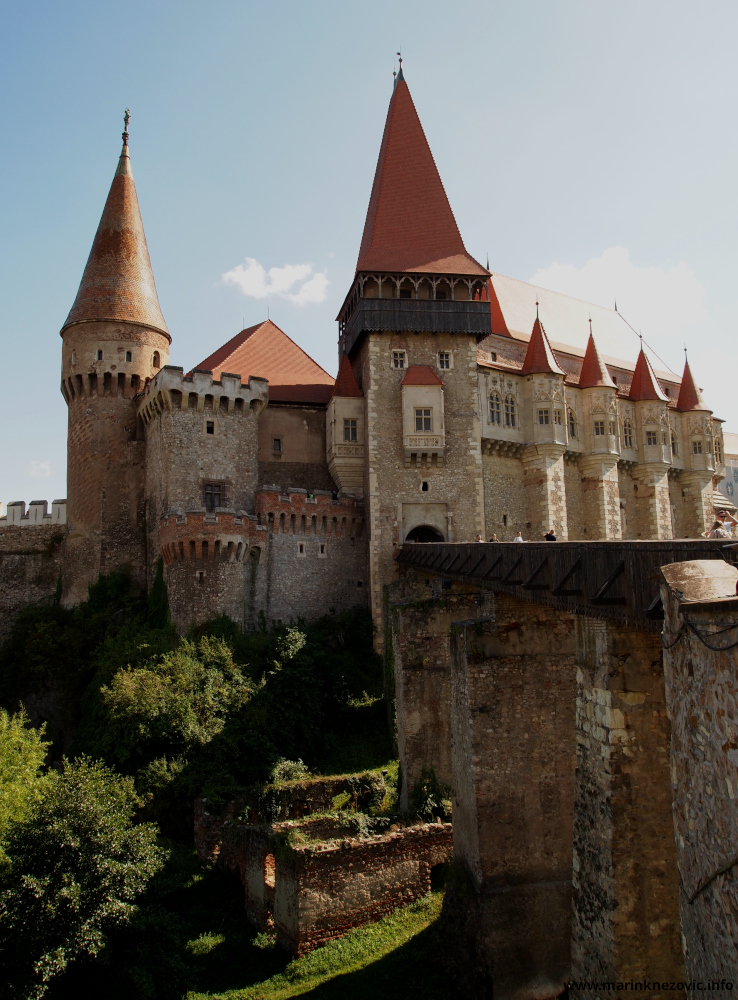 Gotičko renesansni dvorac u Huneadori, Rumunjska. Sjedište Hunjada odnosno Korvina.