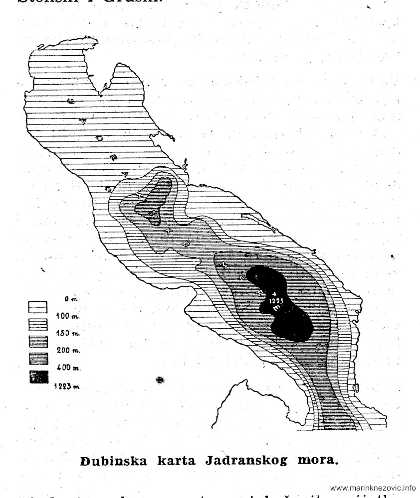 Dubinska karta Jadranskog mora