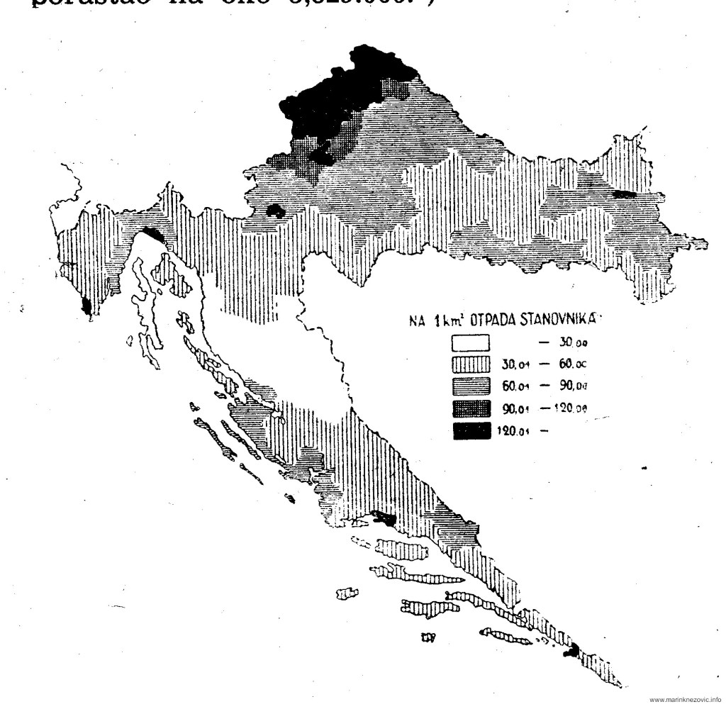 Karte Narodne Republike Hrvatske 19153.