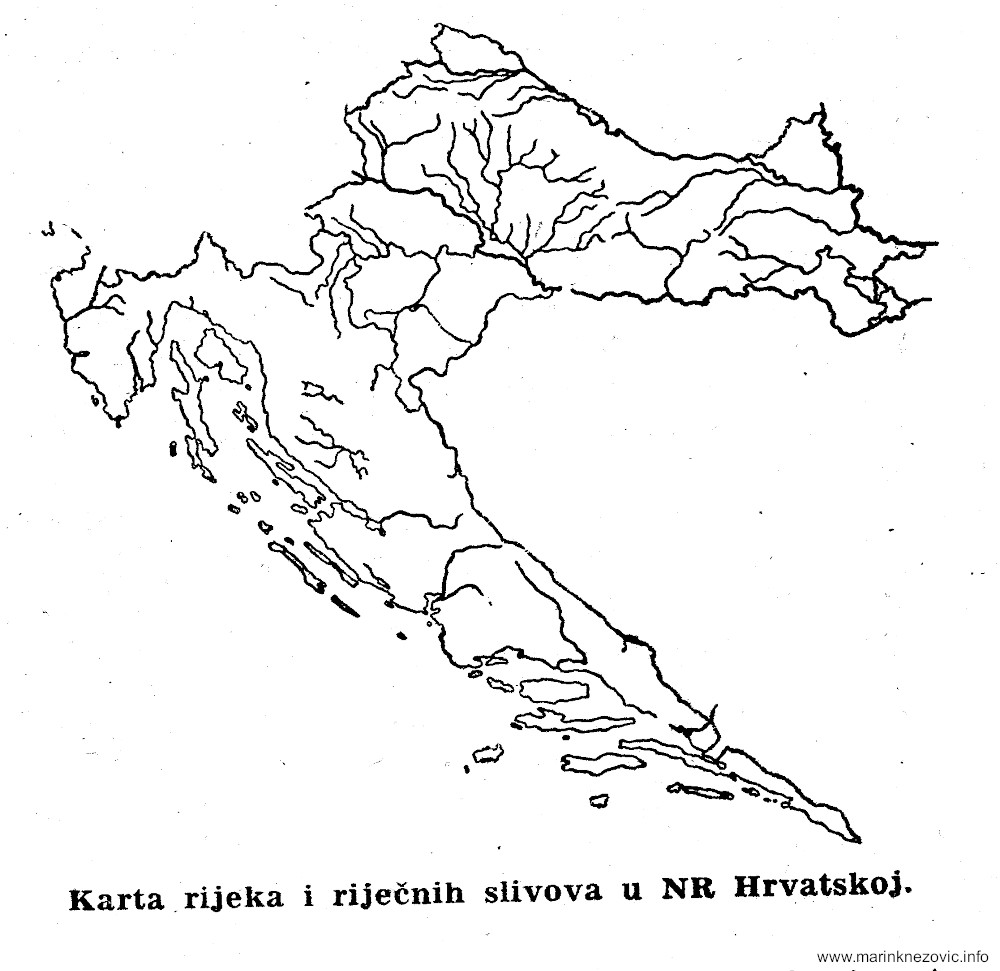 Rijeke i riječni slivovi u Narodnoj Republici Hrvatskoj