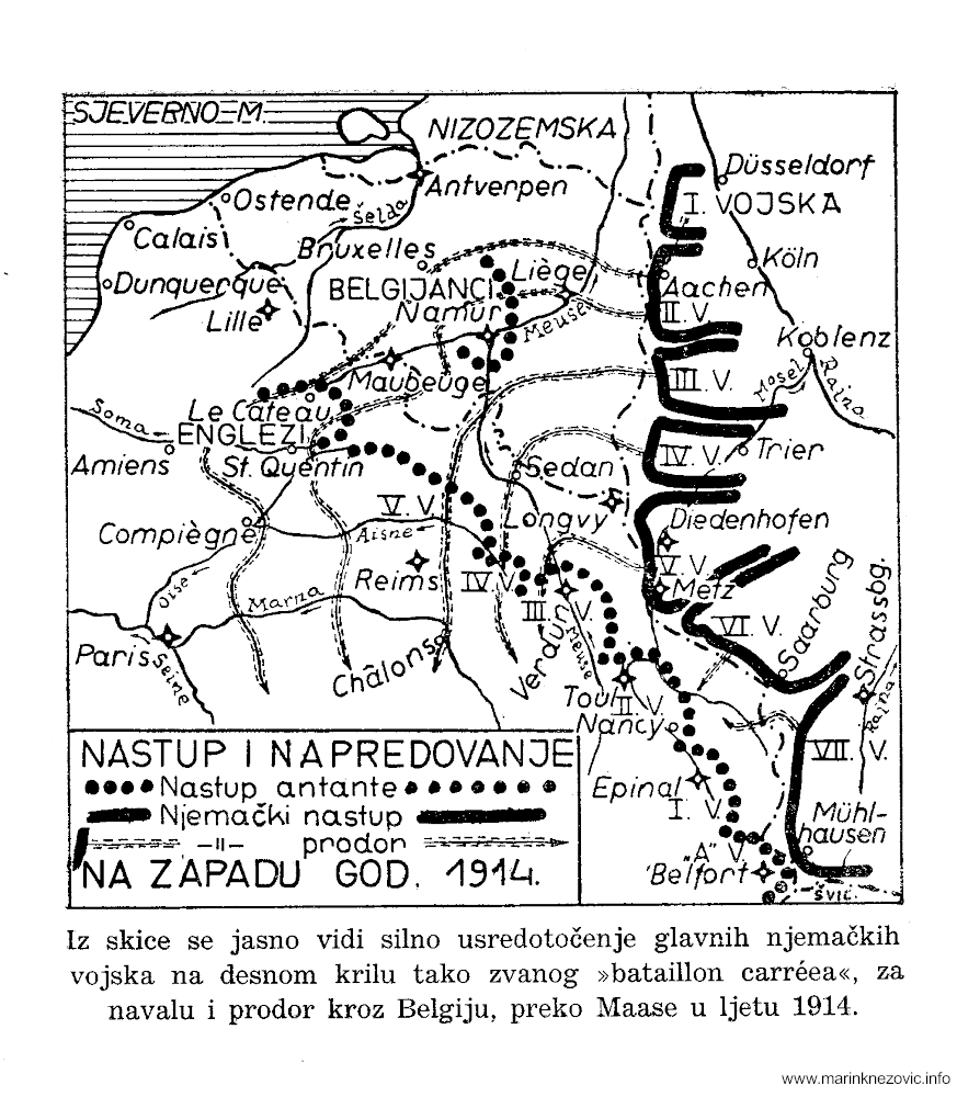Njemačko napredovanje na Zapadu 1914.