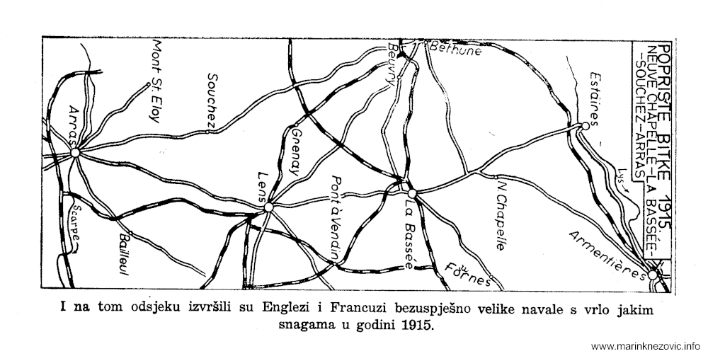 Bitka za Neuve Chapelle la Bassee 1915.